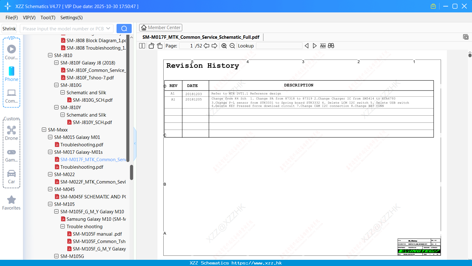 Samsung SM-M017F_MTK_Common_Service_Schematic_Full